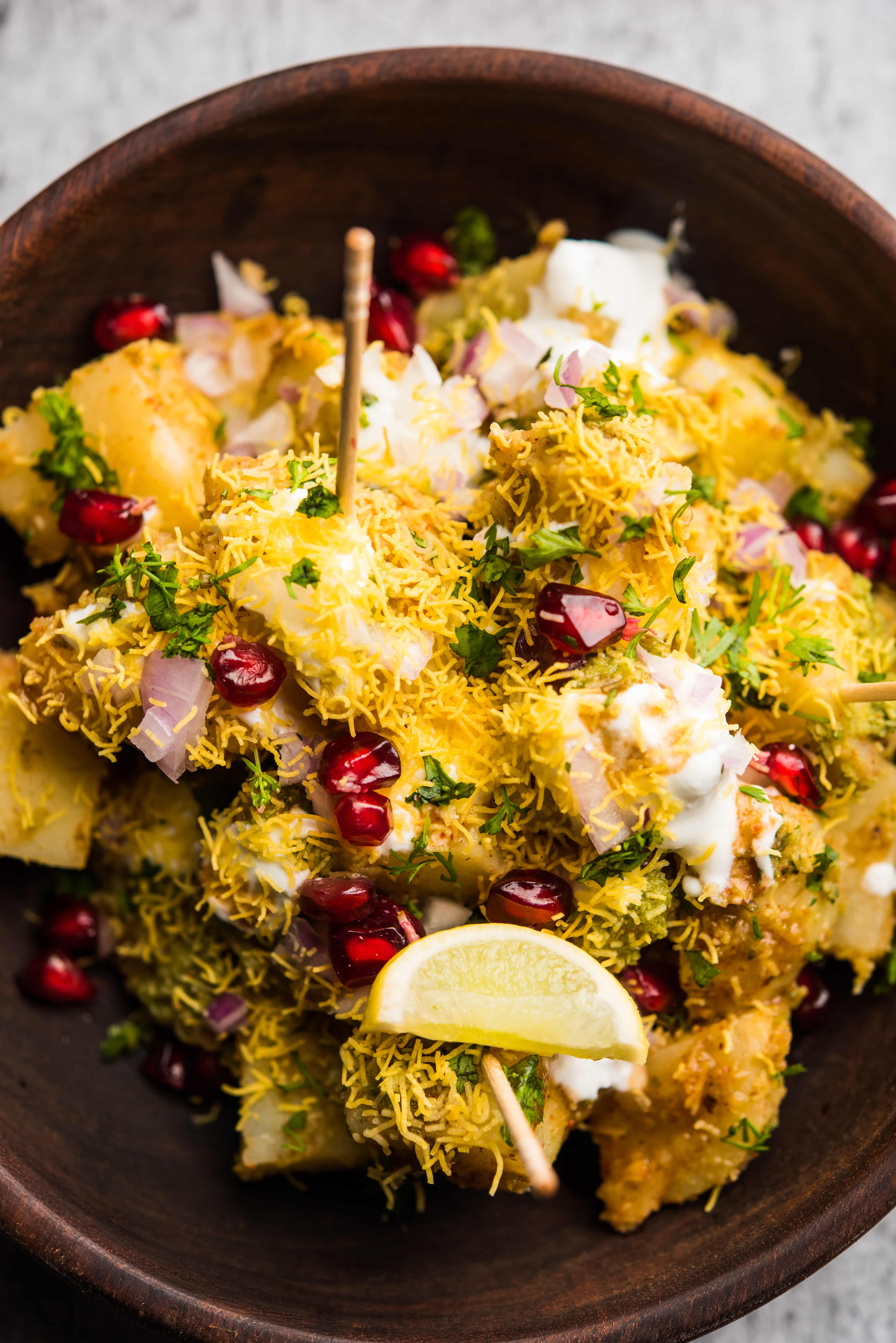 Aloo Tikki Chaat